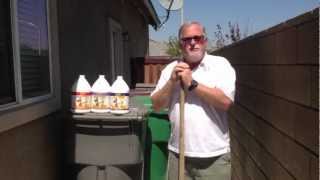 How to remove urine and feces odors from concrete.
