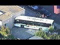Bus crashes into San Francisco Bay Area house ...