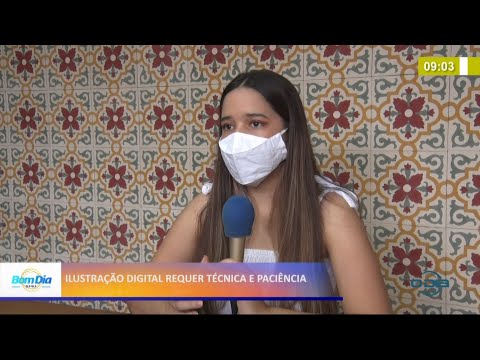 Ilustração digital requer técnica e paciência 16 04 2021