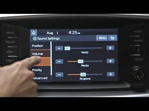 System Setup: Sound Settings