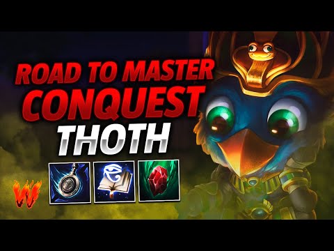 THOTH, ESTE RANGO BIEN EH? - Warchi - Smite Road to Master Conquest