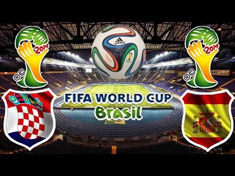 World Cup Brasil 2014 - Achtelfinale - Kroatien vs. Spanien