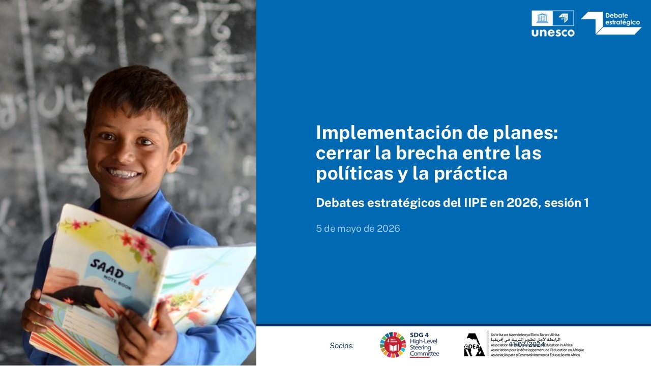 Implementación de planes: cerrar la brecha entre las políticas y la práctica