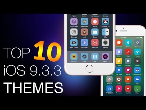 TOP 10 Best Themes for iOS 9 - 9.3.5