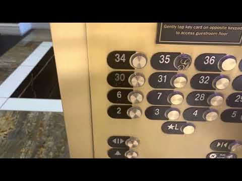 BEAUTIFUL 800 FPM Otis Traction High Rise Elevators @ Fairmont Hotel, Austin, TX