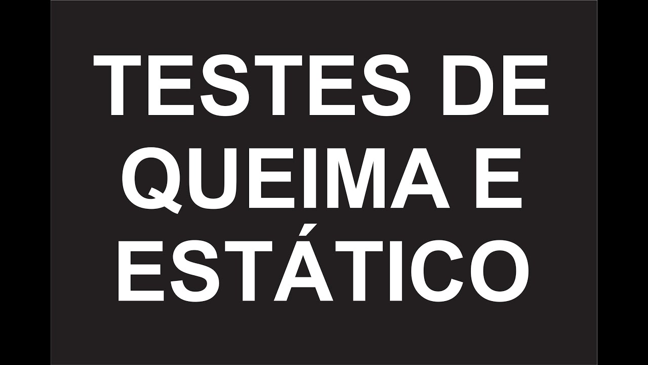 VÍDEO 214 - TESTE DE QUEIMA E TESTE ESTÁTICO DO MOTOR DA OBA