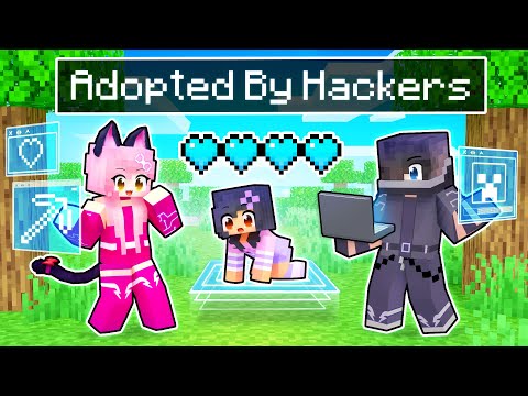 Aphmau - Adopted By PRO HACKERS In Minecraft!