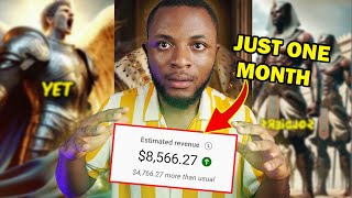 How much I Made on YouTube in 2023 from Ai History niche.