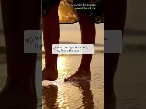 MY FEET IN THE SAND | BEACH LOVE | SUNSET IN THE BEACH | RED WINE TIME | MANOHAR CHIMMANI