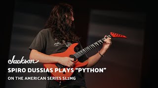 Video thumbnail for Spiro Dussias Playthrough of "Python" on the American Series Soloist SL2MG | Jackson Guitars by Jackson Guitars