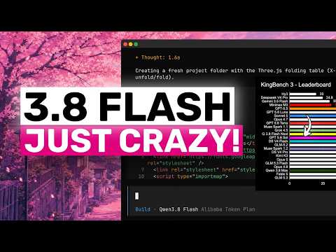 Watch: Qwen 3.8 Flash Next tested and run locally