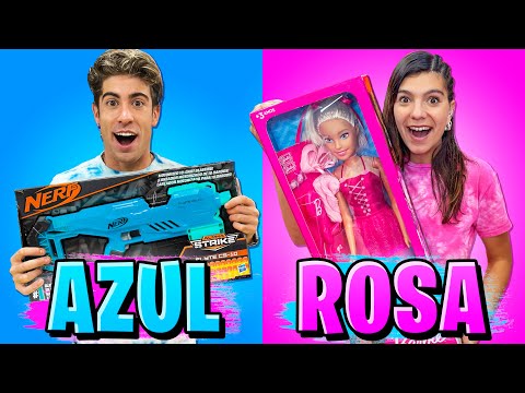24 HORAS COMPRANDO TODO AZUL Y ROSA !!!