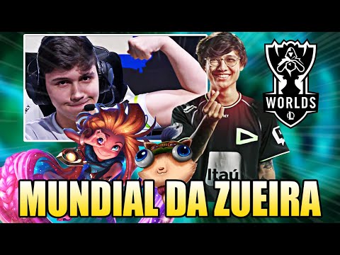 BRANCE GRITA PROS GRINGOS E STOMP DA LOUD - MUNDIAL DA ZUEIRA