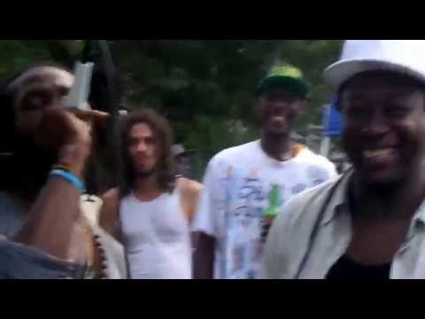 Slumlawd  and Flourgan at Ras Simba's Block Party