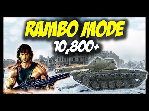 ► World of Tanks: T54E1, FULL RAMBO MODE - 10,800+ Damage!