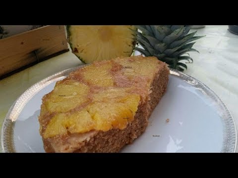 Bizcocho integral de piña estilo Tatin (sin huevo ni lactosa)