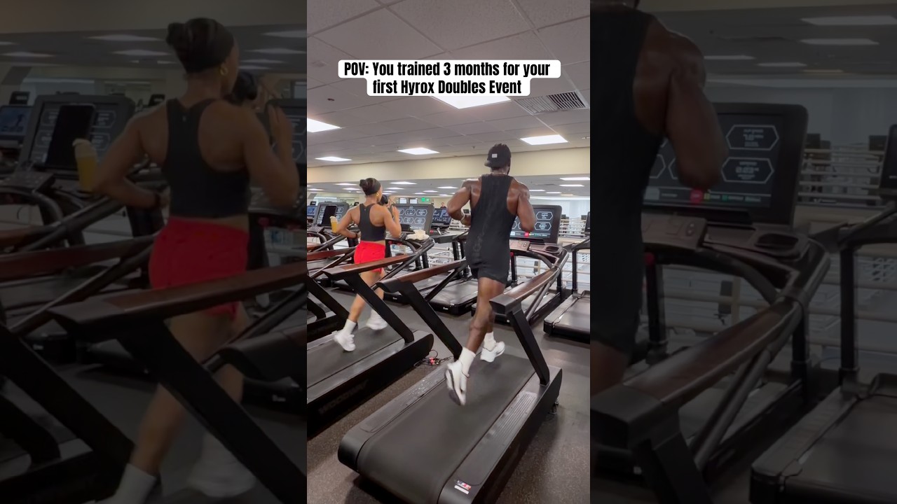 1 day out from our first Hyrox! What do you think our time will be? 👀🔥