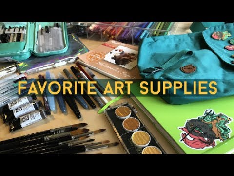 My Favorite Art Supplies // Jacquelin de Leon