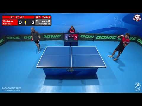 20:00 Vladyslav Kaluhin 0 - 3 Hennadii Yurchenko West 3 WIN CUP 12.10.2022 | TABLE TENNIS WINCUP