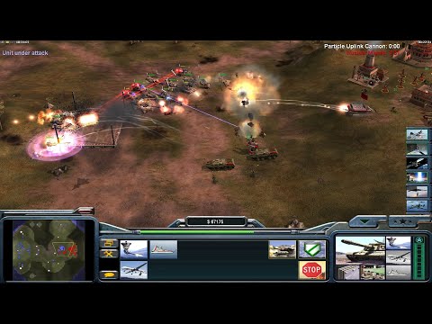 USA vs CHINA $10k - Command & Conquer Generals Zero Hour - 1 vs 1 HARD Gameplay