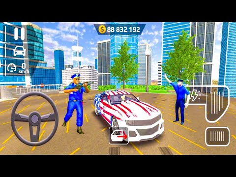 Smash Car Hit American US Car Driving Simulator #5 - Stunt Ramp - Android OIS Gameplay - 3D Games