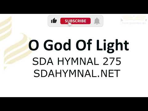 O God Of Light Hymn Instrumental With Lyrics | SDA HYMNAL 275