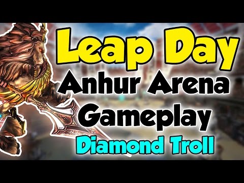 Smite: Leap Day- Anhur Arena [MOTD] Gameplay
