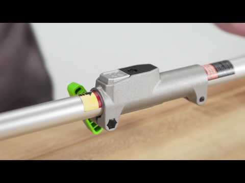 How to connect the Extension Pole and Pole Saw