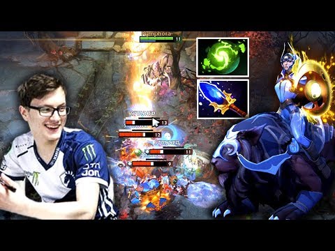 Miracle- EPIC Luna WTF Build?! Refresher Orb + Aghanim's Scepter - DON'T TRY THIS AT HOME! Dota 2