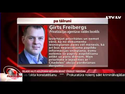 Pielaides valsts noslēpumam neesamība nekavē "Citadeles" pārdošanu