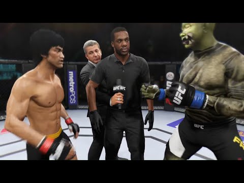 Bruce Lee vs. Swamp Frog - EA Sports UFC 2 - Crazy UFC