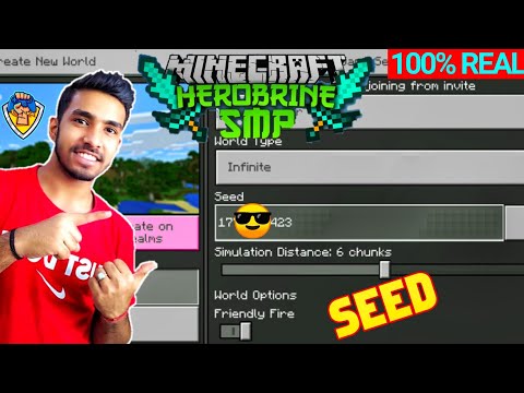 Herobrine Smp Seed Minecraft | How To Get Herobrine Smp Seed | Techno Gamerz [ Ujjwal ]