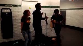 Mary May, Marion MG and Pascal Pastour at metro Republique! 23-10-2012