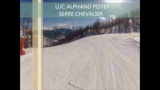 preview picture of video 'Skiing the Luc Alphand piste in Serre Chevalier'