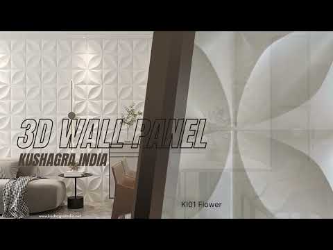 3D Wall Panels Kushagra India KI01 Flower