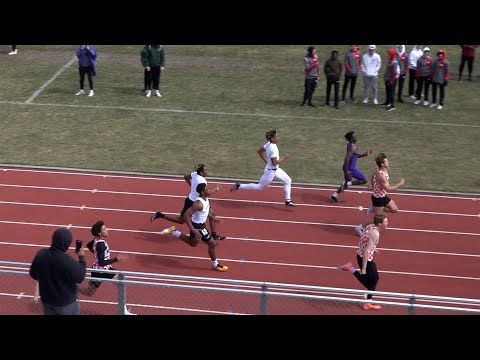 Iowa City West 100m Dash - 2022 Dallas Center Grimes Meet