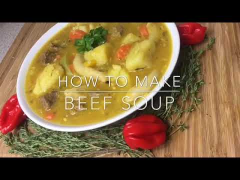 DELICIOUS BEEF SOUP || TERRI-ANN’S KITCHEN