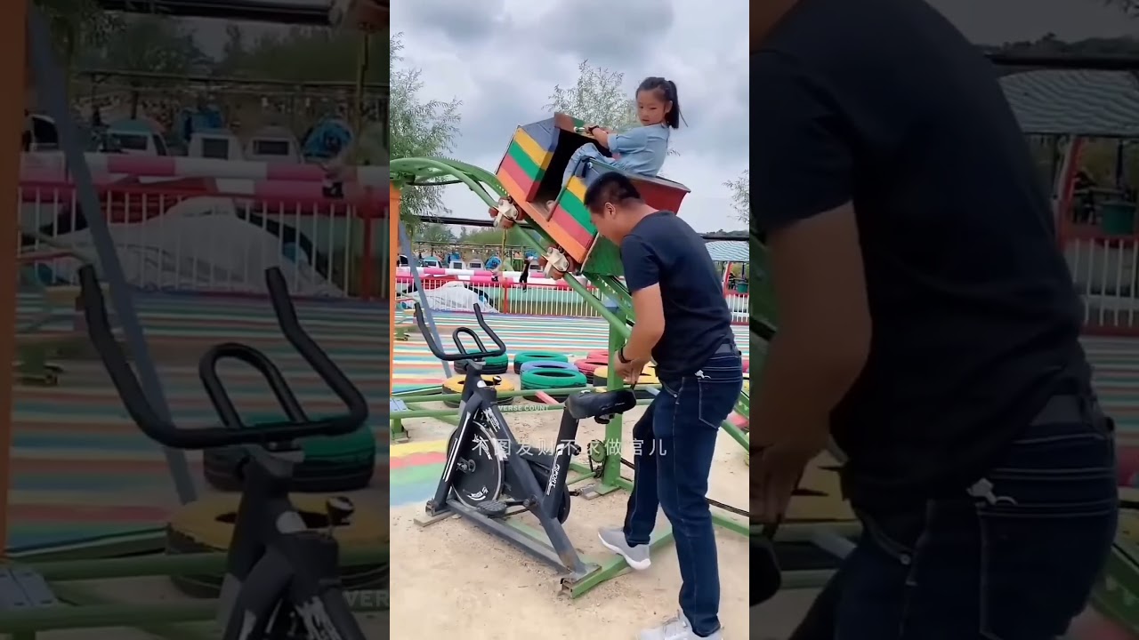 Uncle And Chinti Ride Game 😨🥺~woodworking ~ art ~skill #shorts #facts