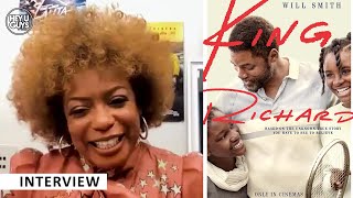 King Richard - Aunjanue Ellis & the power of the Williams Sisters & what she learned from Will Smith video