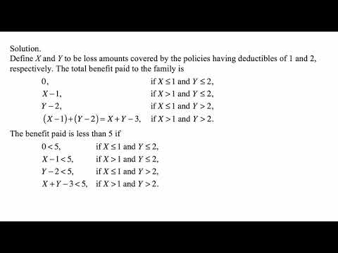 Exam P exercise for April 19, 2018