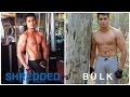 5 months Natural Body Transformation- Bulk vs Shredded