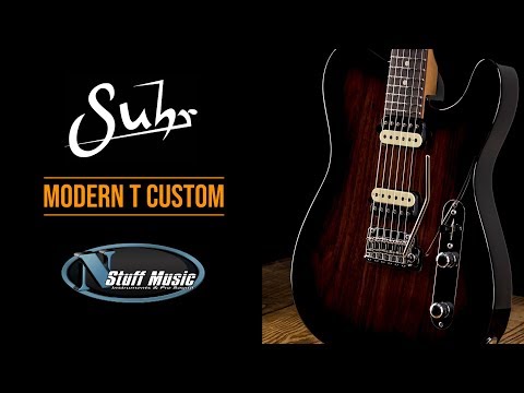 Suhr Modern T Custom - Dark Brown Burst