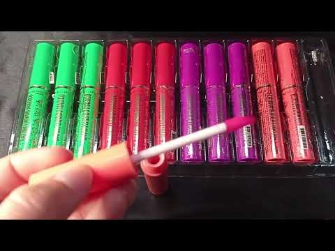 LIP GLOSS MÁGICO COLORIDO BELLA FEMME BOX COM 12 UN