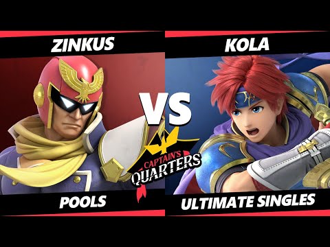 Captain's Quarters 5 SSBU - Zinkus (Captain Falcon) Vs. Kola (Roy) Smash Ultimate Pools