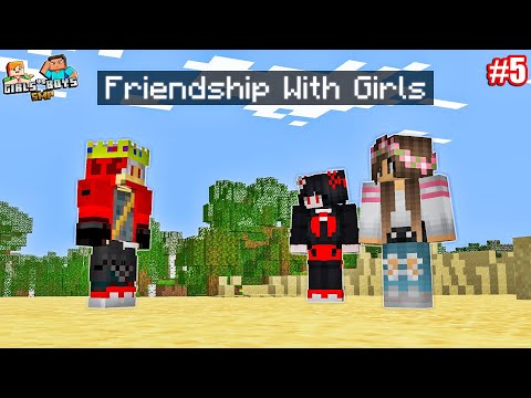 I Became Friends With 2 Girls on This Girls VS Boys SMP in Minecraft | Part 5