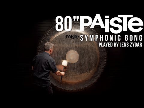 80” Paiste Symphonic Gong played by Jens Zygar at Memphis Gong Chamber