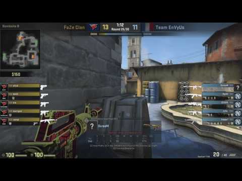 EnVyUs ScreaM M4A-1s Ace vs FaZe Inferno [ ECS EUROPE ]