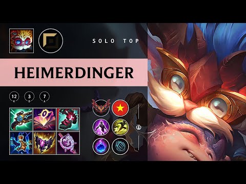 Heimerdinger Top vs Jax - VN Grandmaster Patch 25.24