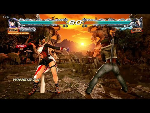 113_1 Zafina vs Master Raven Ryona - Tekken 7 5.00 ( Uchiha x24 ) Gameplay PC RX 570 8G