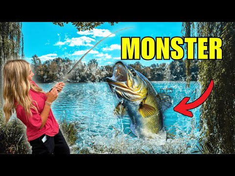 TWINS FISH IN A FORGOTTEN POND and CAUGHT PERSONAL BEST!